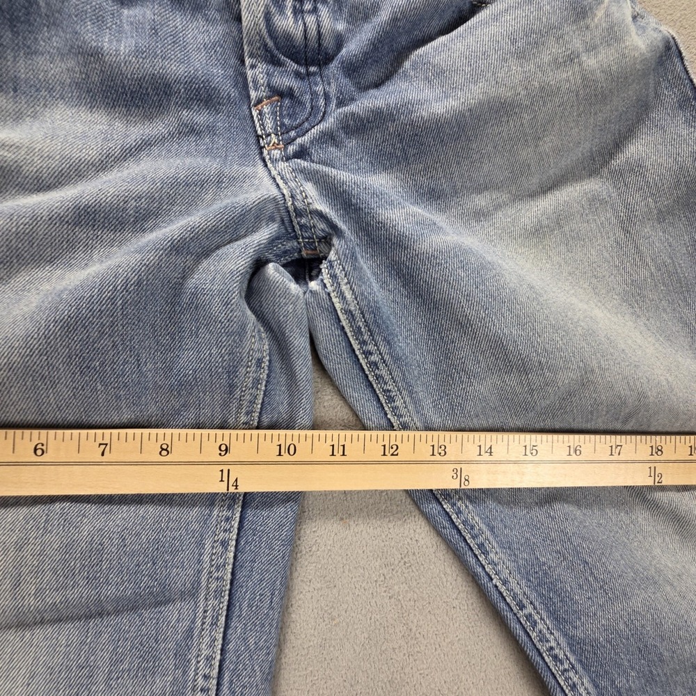 Diesel Jeans Womens 30x32 Blue Lambry Low Rise Bootcut Wide Leg Distressed 0R71I - Picture 6 of 16
